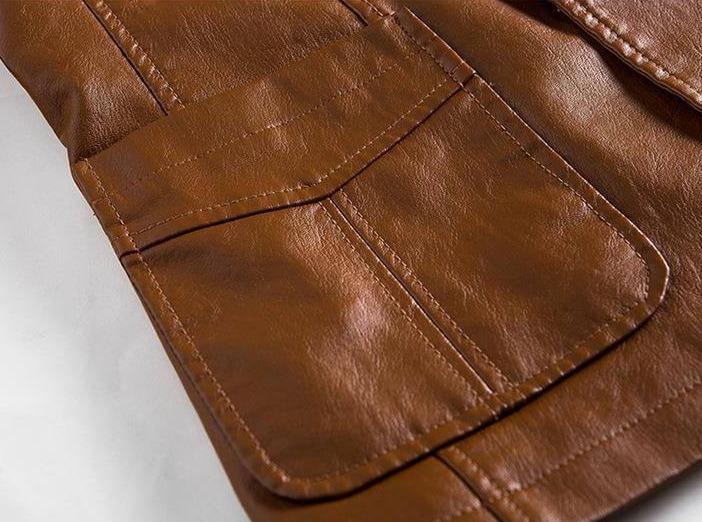 Levoire | Veste En Cuir Premium Hommes Printemps Et Été