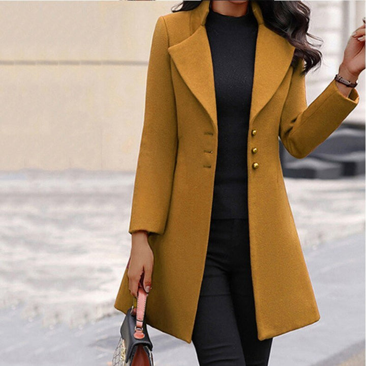 Levoire | Veste Élégante Pour Femme Avec Coupe Moderne Jaune