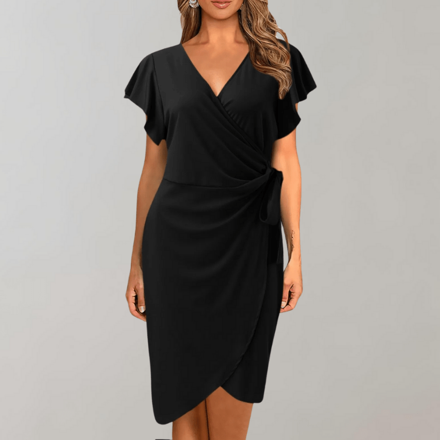 Levoire | Robe d'été femme légère et tendance design élégant Noir