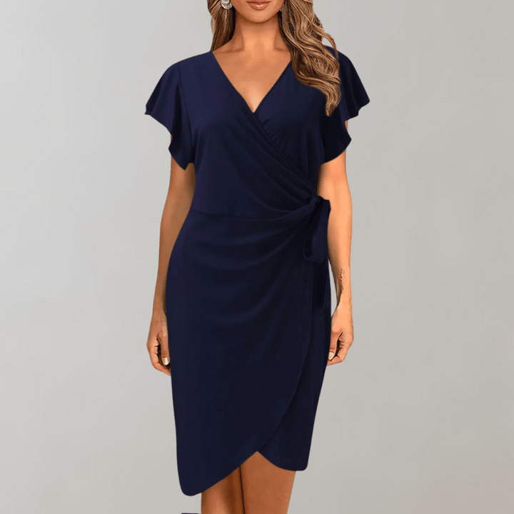 Levoire | Robe d'été femme légère et tendance design élégant Bleu marine