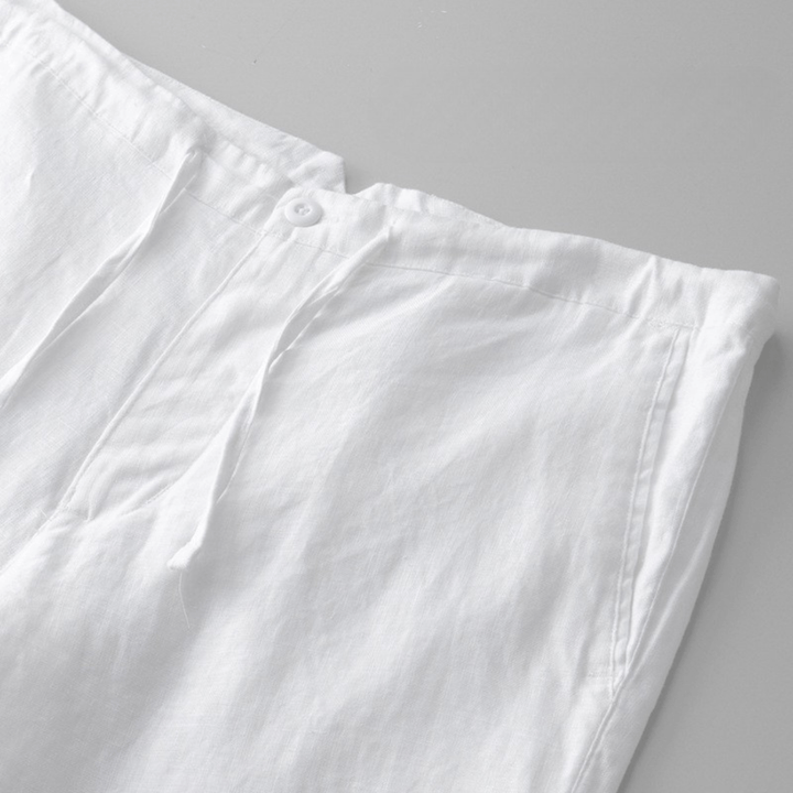 Levoire | Shorts En Lin Avec Cordon