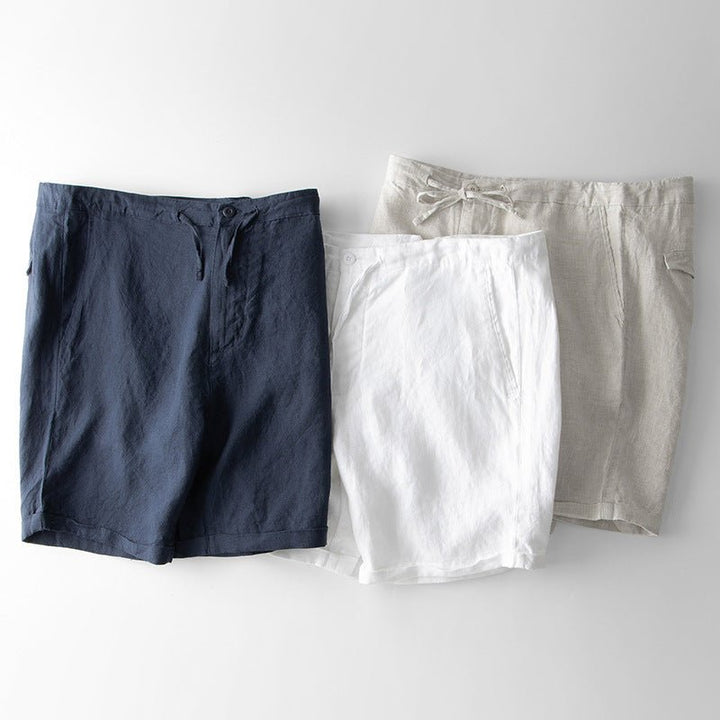 Levoire | Shorts En Lin Avec Cordon