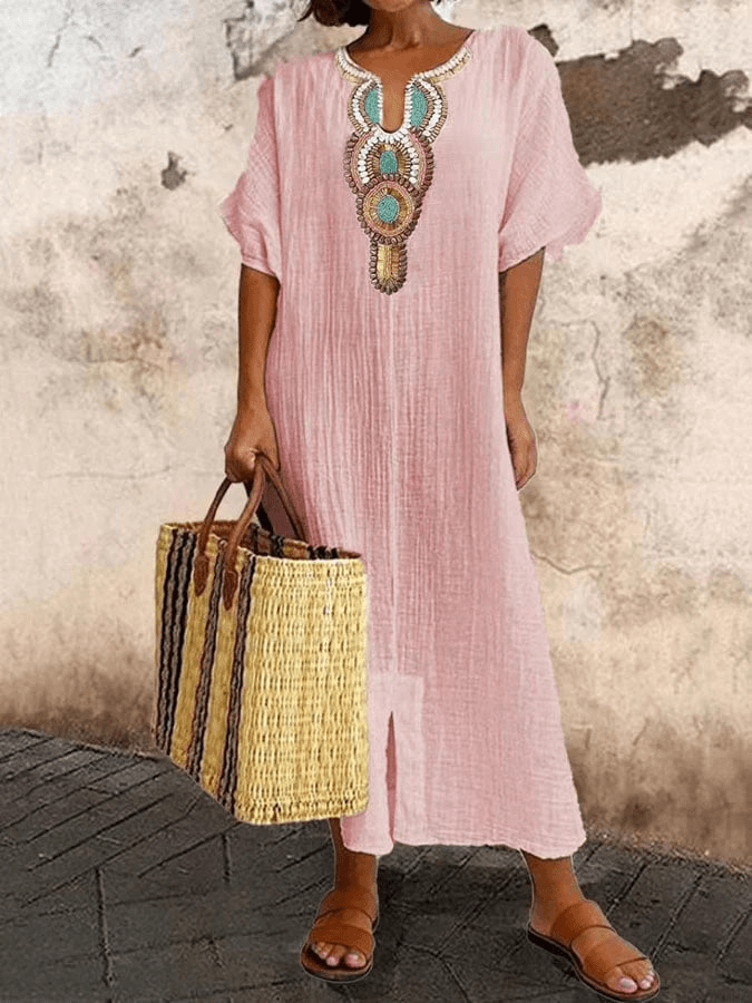 Levoire | Robe kaftan bohème femme Rosa