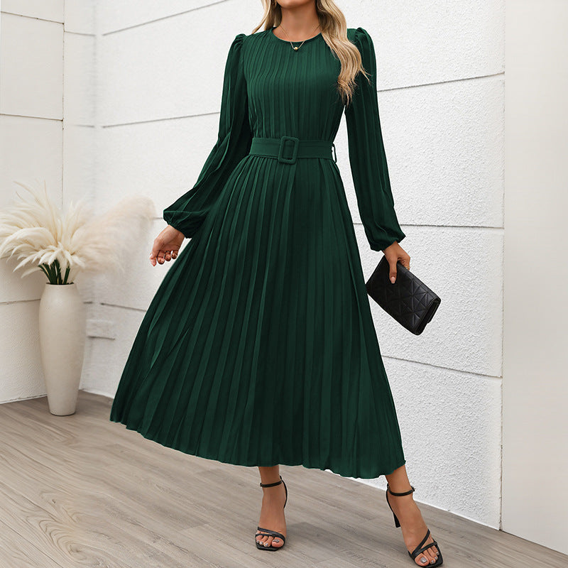 Levoire | Nu-Pieds Plateforme Chic Femme Vert foncé