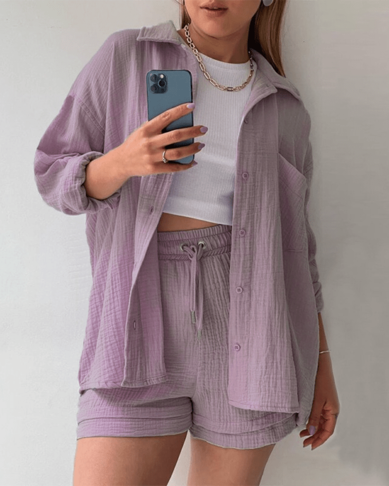 Levoire | Ensemble Été 2 Pièces Femme Violet