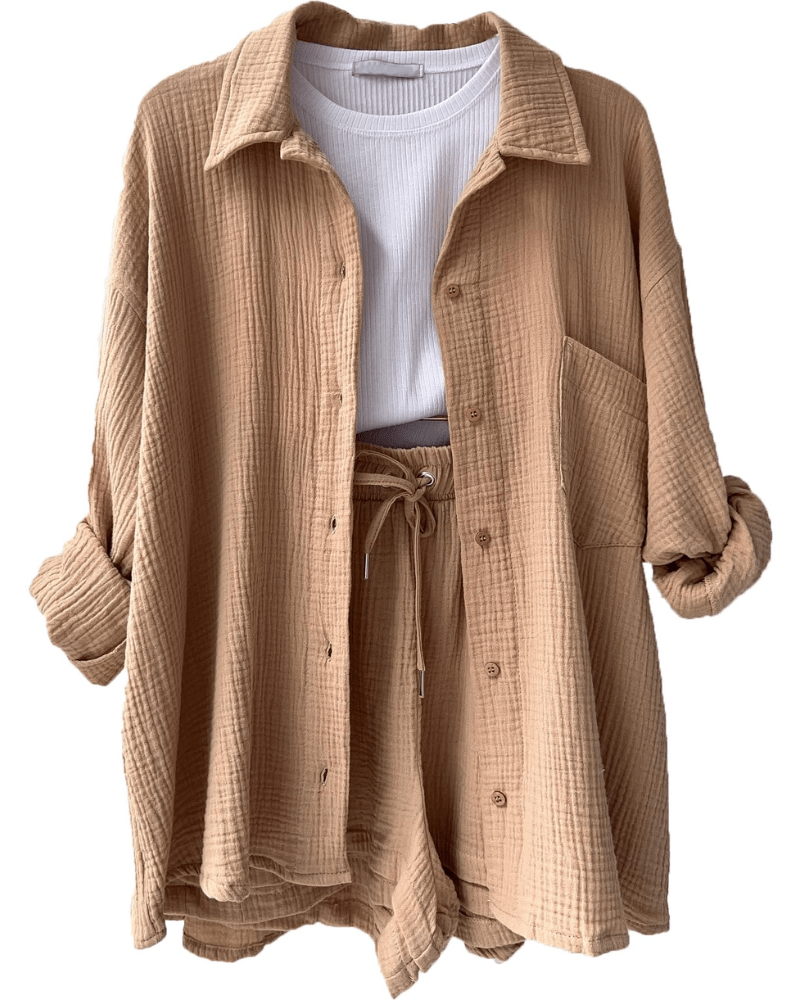 Levoire | Ensemble Été 2 Pièces Femme Kaki