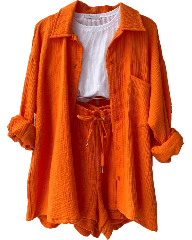 Levoire | Ensemble Été 2 Pièces Femme Orange