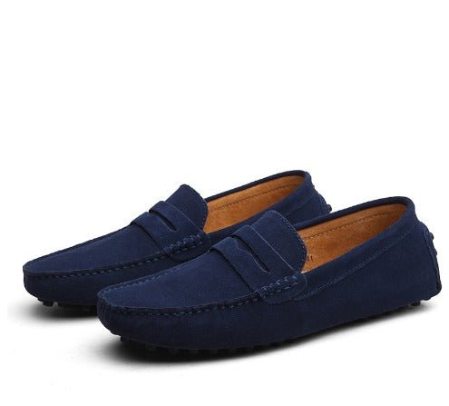 Levoire | Mocassin Pour Hommes Dans Le Style Italien Élégant, Confortable & Polyvalent Bleu foncé