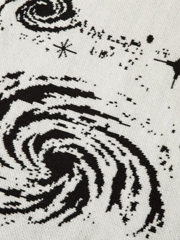 Levoire | Pull À Design Déchiré Imprimé Tourbillon