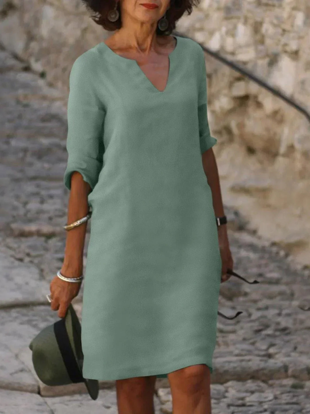 Levoire | Robe Femme Élégante Légère, Élégante & Parfaite Pour Des Occasions Spéciales Vert
