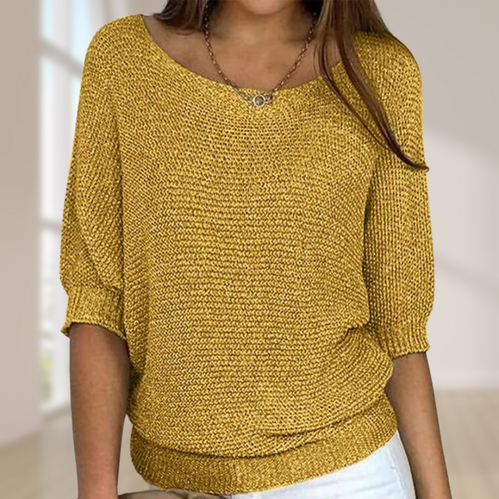 Levoire | Pull confortable et élégant Jaune