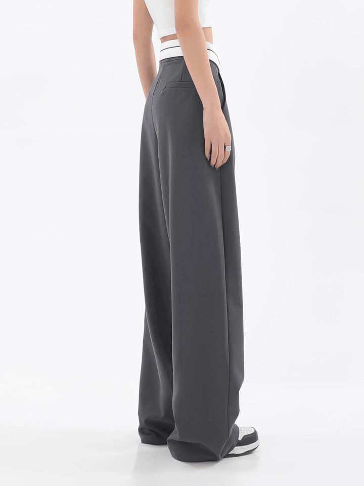 Levoire | Pantalon large taille haute femme