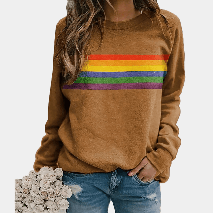 Levoire | Pull Femme Sweatshirt Jumper Gilet Kaki
