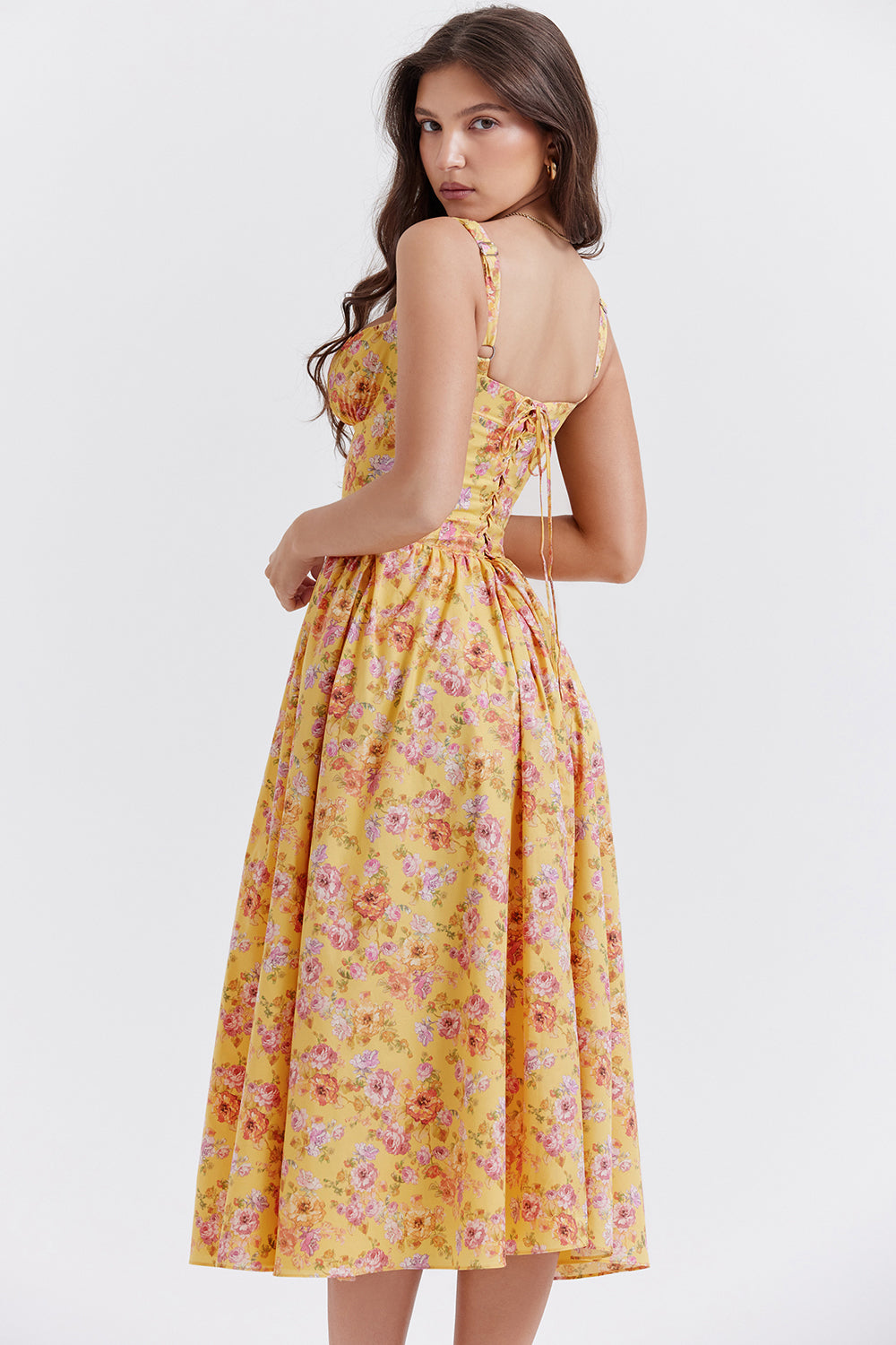 Levoire | Robe Midi À Fleurs Pour Femmes