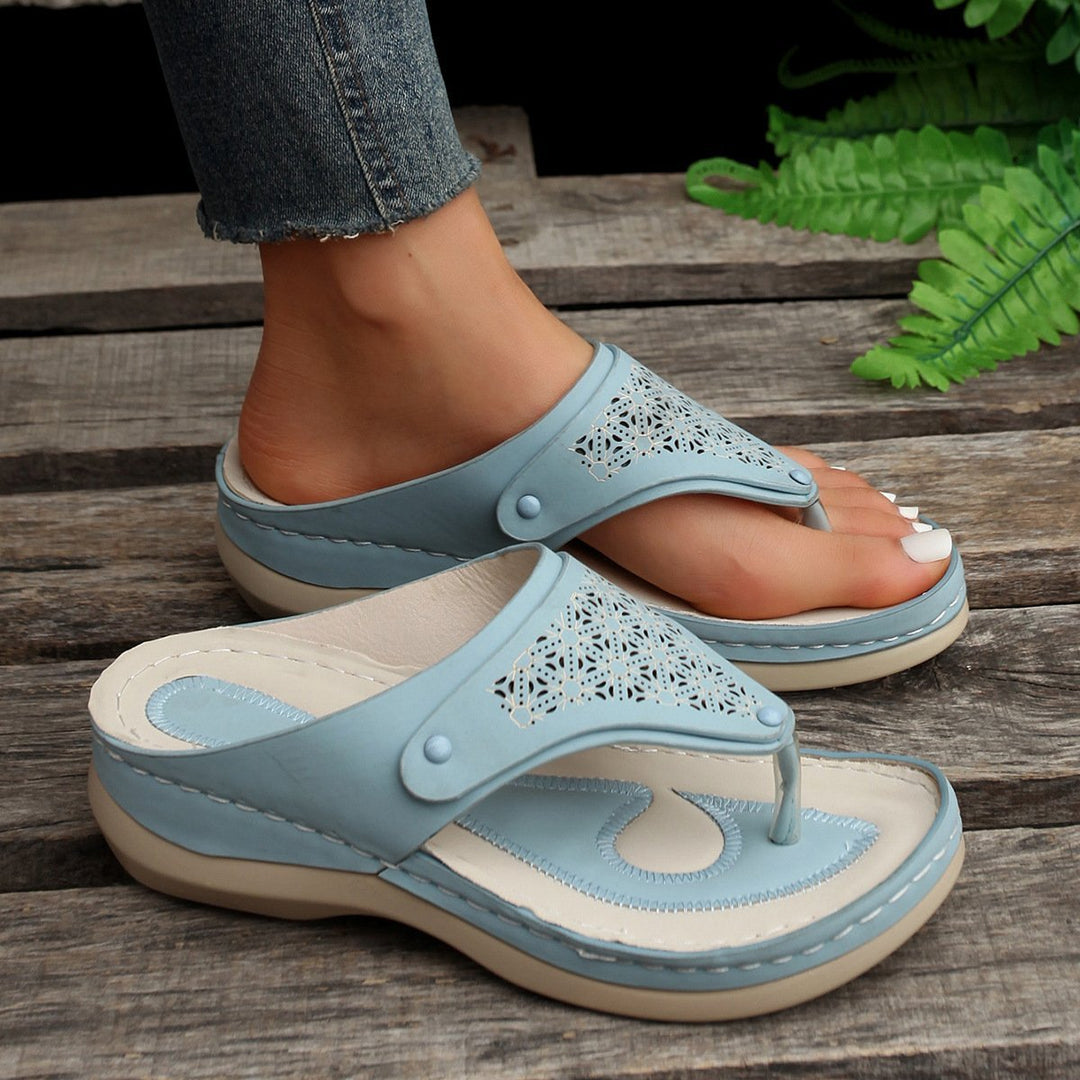 Levoire | Sandales En Cuir Pu Bleu clair