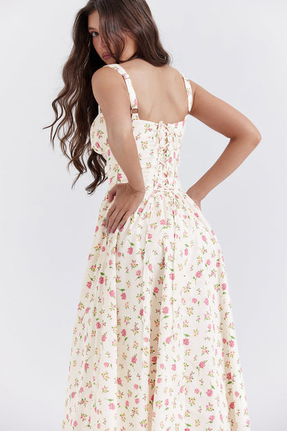 Levoire | Robe Midi À Fleurs Pour Femmes