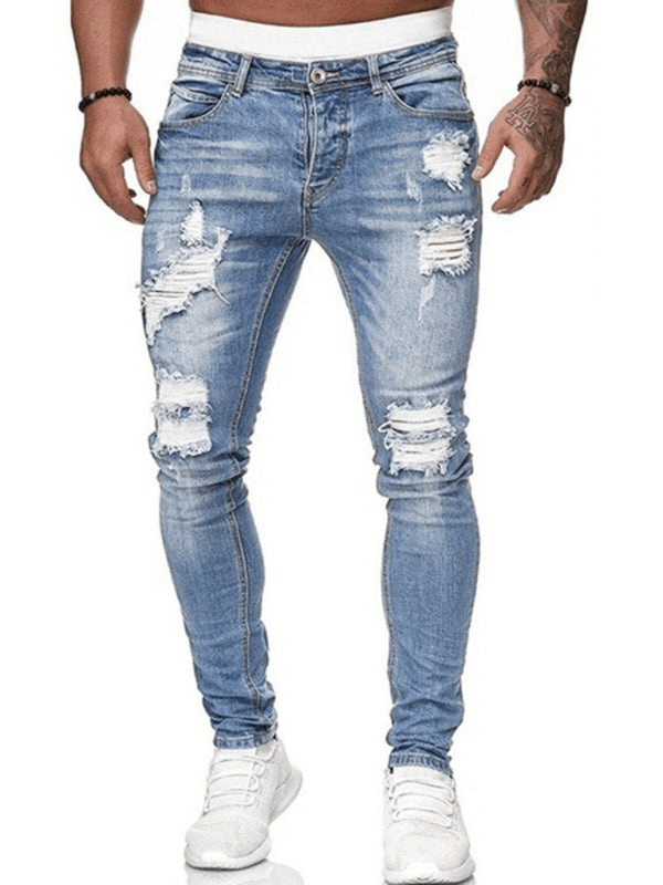 Levoire | Jean Skinny Déchiré Homme Klarbleu