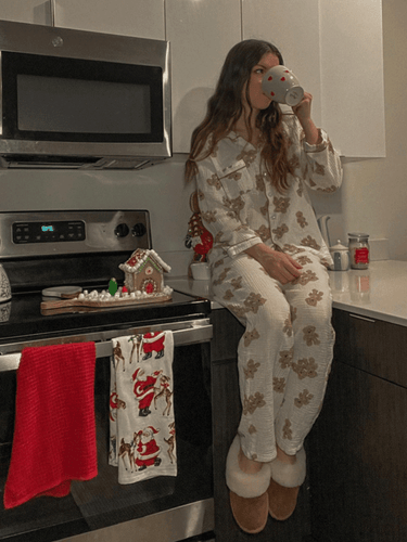 Levoire | Imprimé Pyjama Femme Ensemble Doux & Confortable