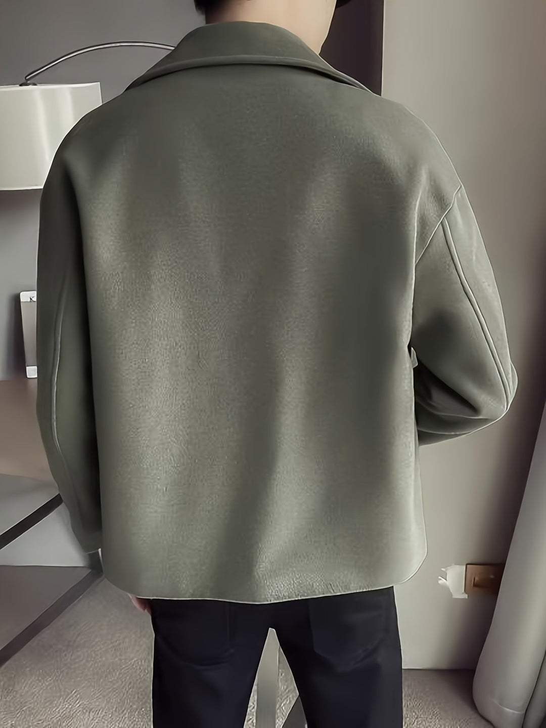 Levoire | Manteau Trench Élégant Court Avec Double Rangée De Boutons