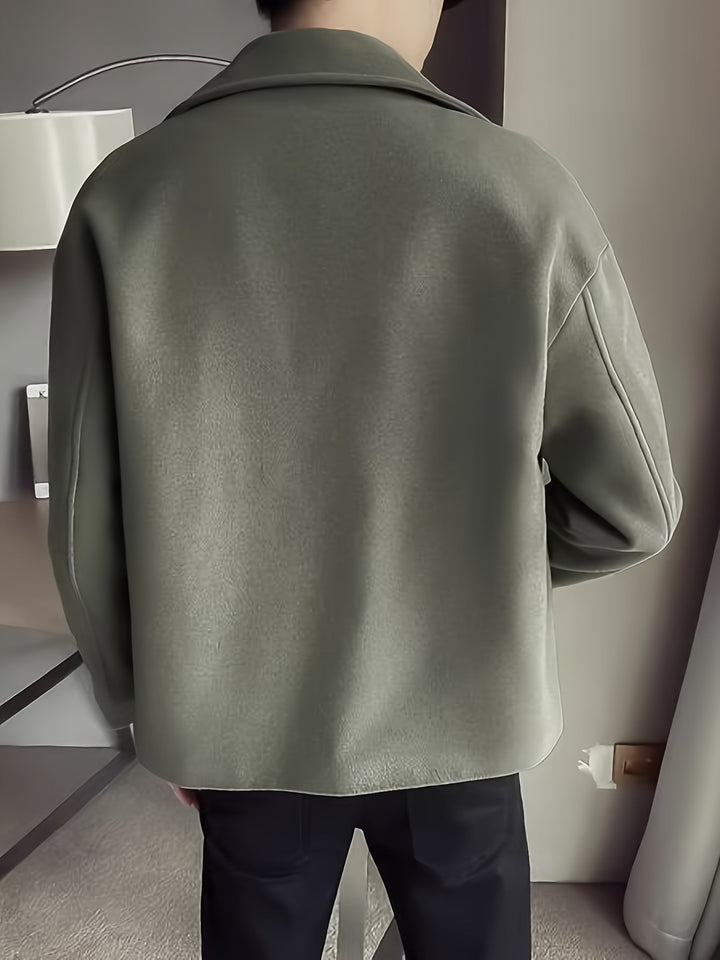Levoire | Manteau Trench Élégant Court Avec Double Rangée De Boutons
