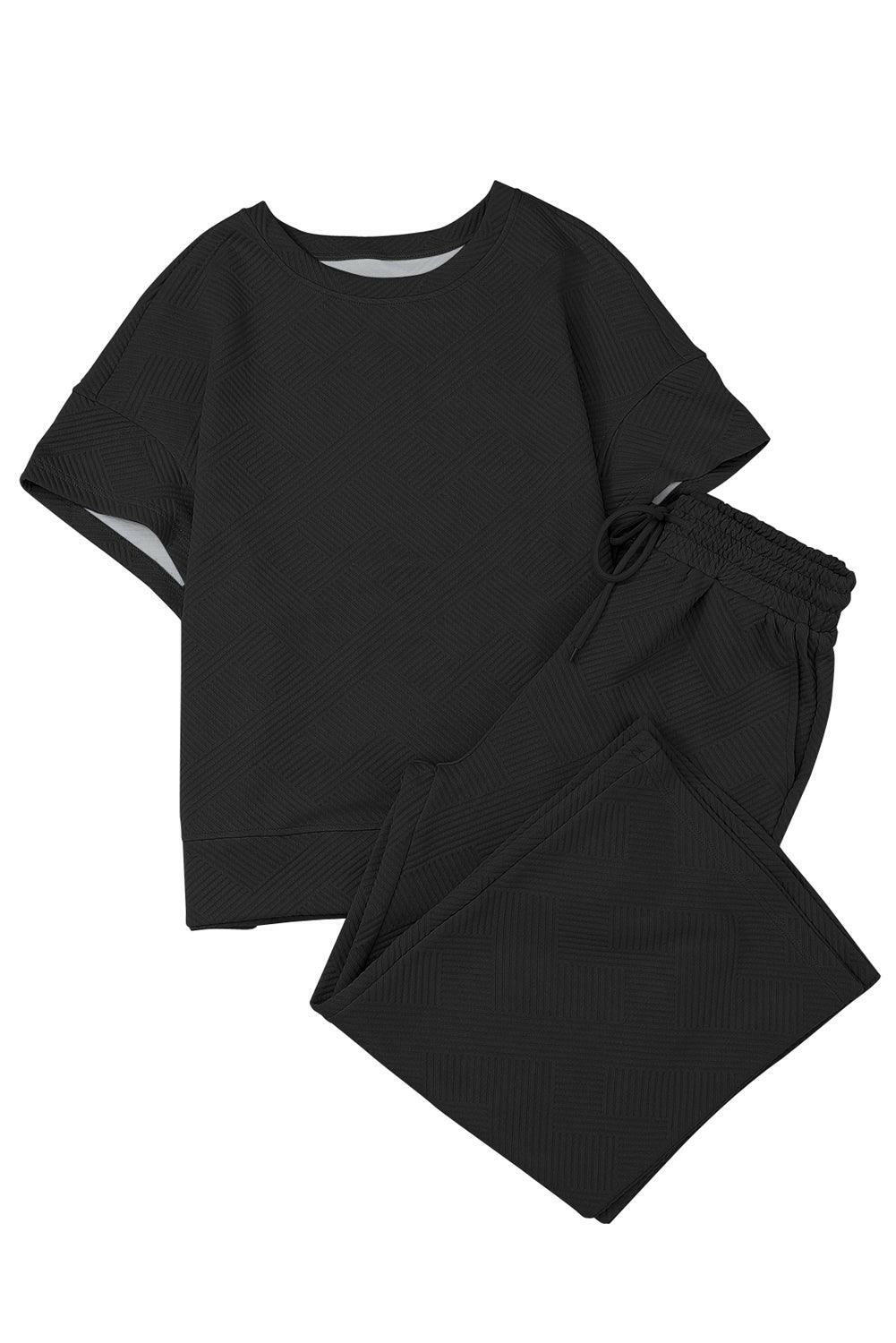 Levoire | T-Shirt À Coupe Ample Structuré Et Ensemble De Pantalon De Jogging