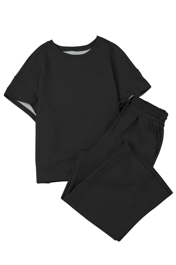 Levoire | T-Shirt À Coupe Ample Structuré Et Ensemble De Pantalon De Jogging