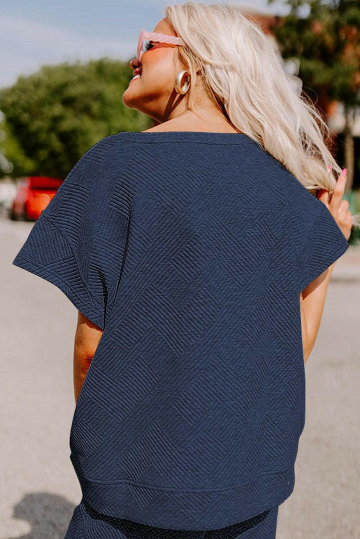 Levoire | T-Shirt À Coupe Ample Structuré Et Ensemble De Pantalon De Jogging