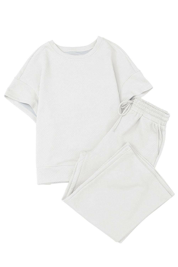Levoire | T-Shirt À Coupe Ample Structuré Et Ensemble De Pantalon De Jogging
