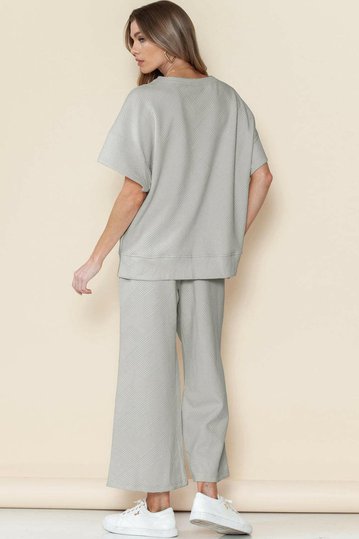 Levoire | T-Shirt À Coupe Ample Structuré Et Ensemble De Pantalon De Jogging