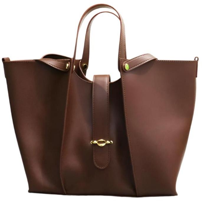 Levoire | Sac Tote En Cuir Véritable Élégant Et Fonctionnel Avec Fermeture Éclair