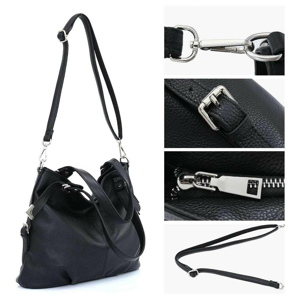 Levoire | Sac À Bandoulière En Cuir Stylé Avec Plusieurs Compartiments