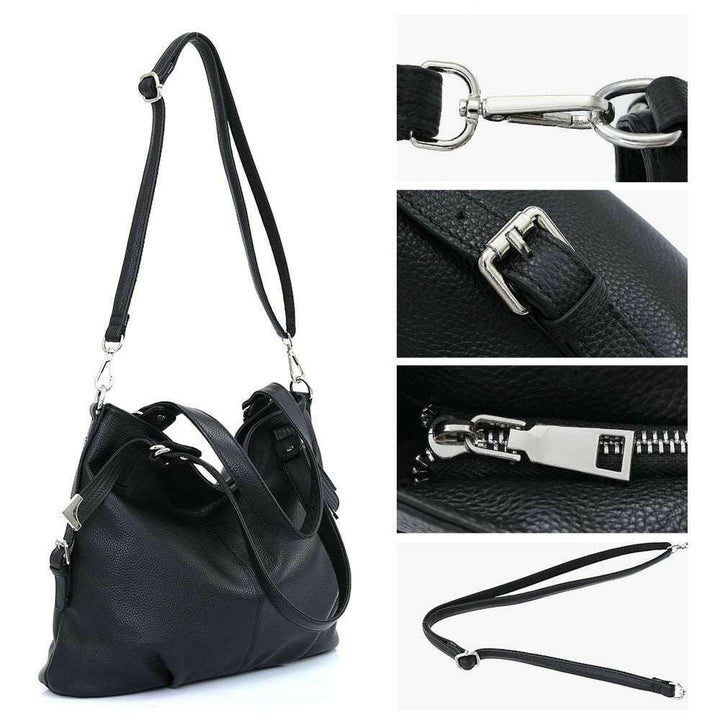 Levoire | Sac À Bandoulière En Cuir Stylé Avec Plusieurs Compartiments