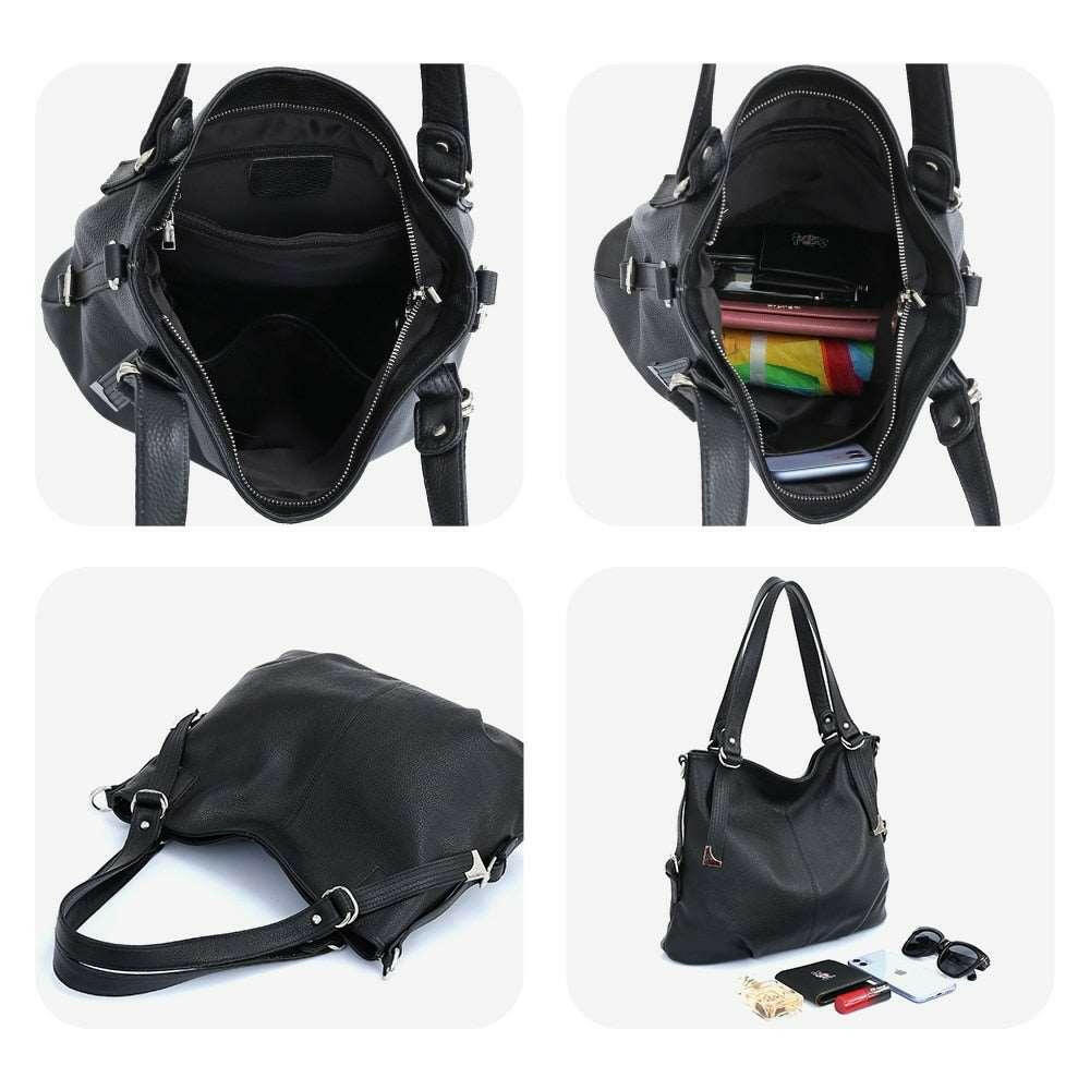 Levoire | Sac À Bandoulière En Cuir Stylé Avec Plusieurs Compartiments