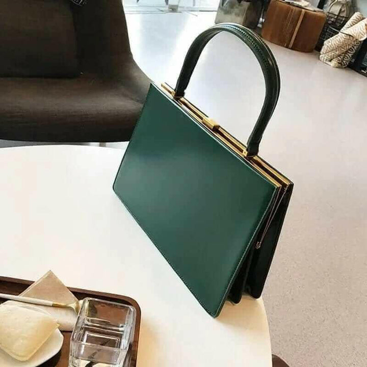 Levoire | Sac À Bandoulière En Cuir Vegan Classique Vert