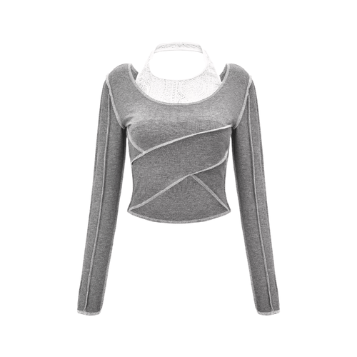 Levoire | Sweatshirt Court À Col Croisé