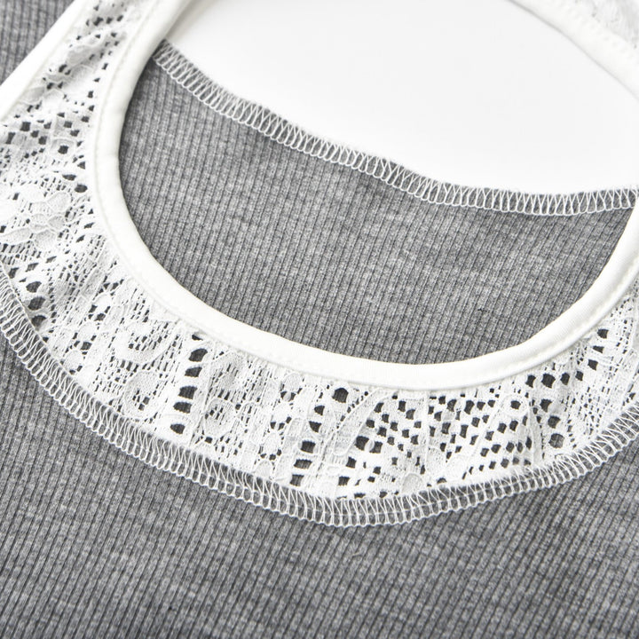 Levoire | Gris Mile Top De Sport Halter Cropped