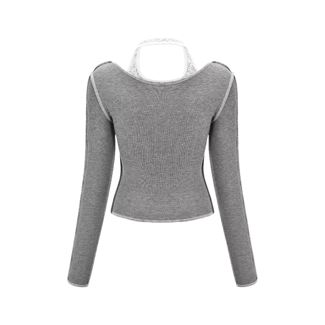 Levoire | Sweatshirt Court À Col Croisé