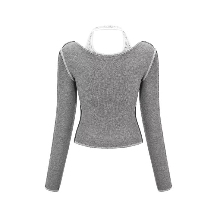 Levoire | Sweatshirt Court À Col Croisé