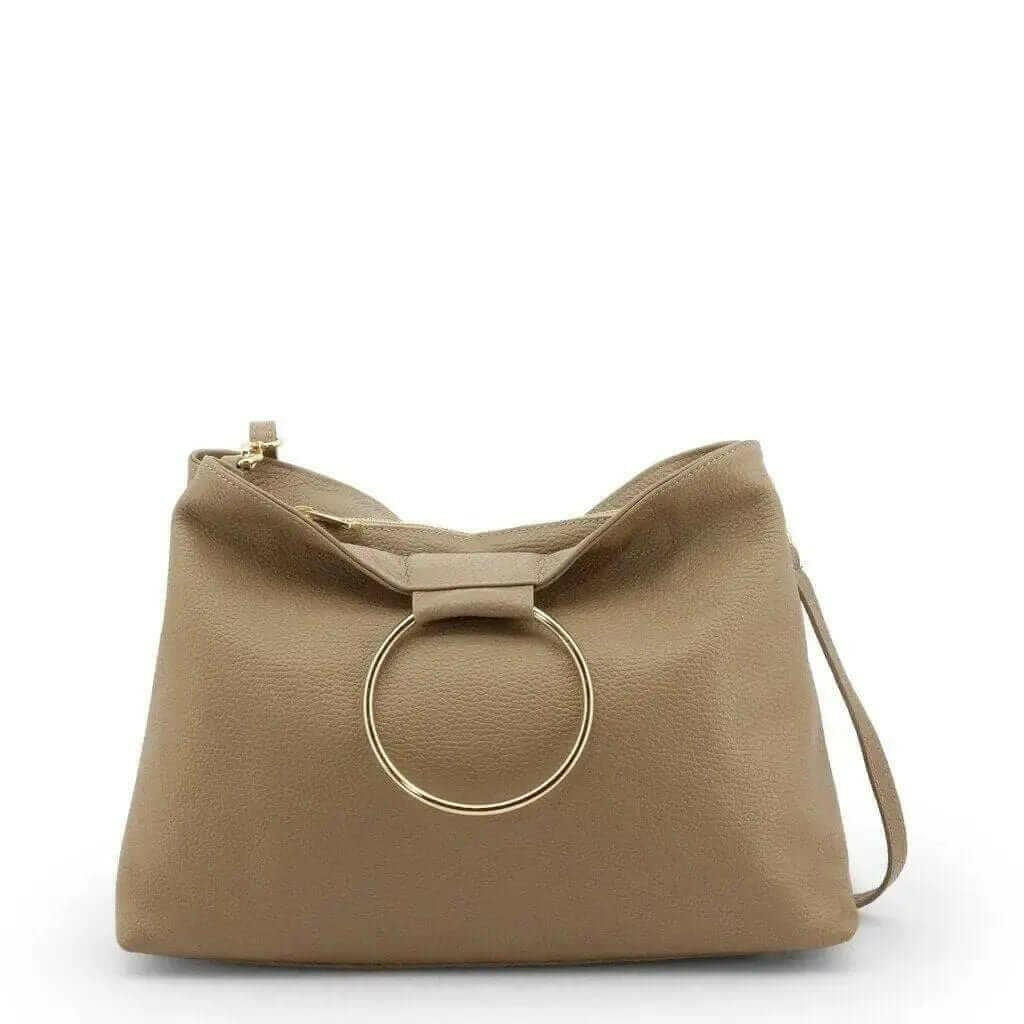 Levoire | Vraie Sac À Main En Cuir Italien Avec Bandoulière Réglable braun