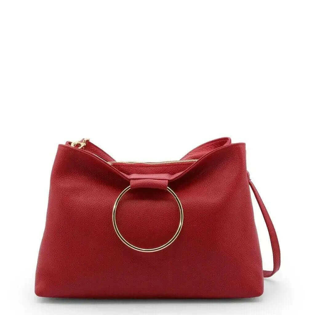 Levoire | Vraie Sac À Main En Cuir Italien Avec Bandoulière Réglable rouge