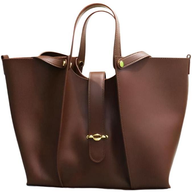 Levoire | Sac Tote En Cuir Véritable Élégant Et Fonctionnel Avec Fermeture Éclair