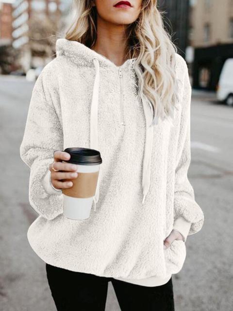 Levoire | Relaxant Et Élégant Manteau D'Hiver Blanc