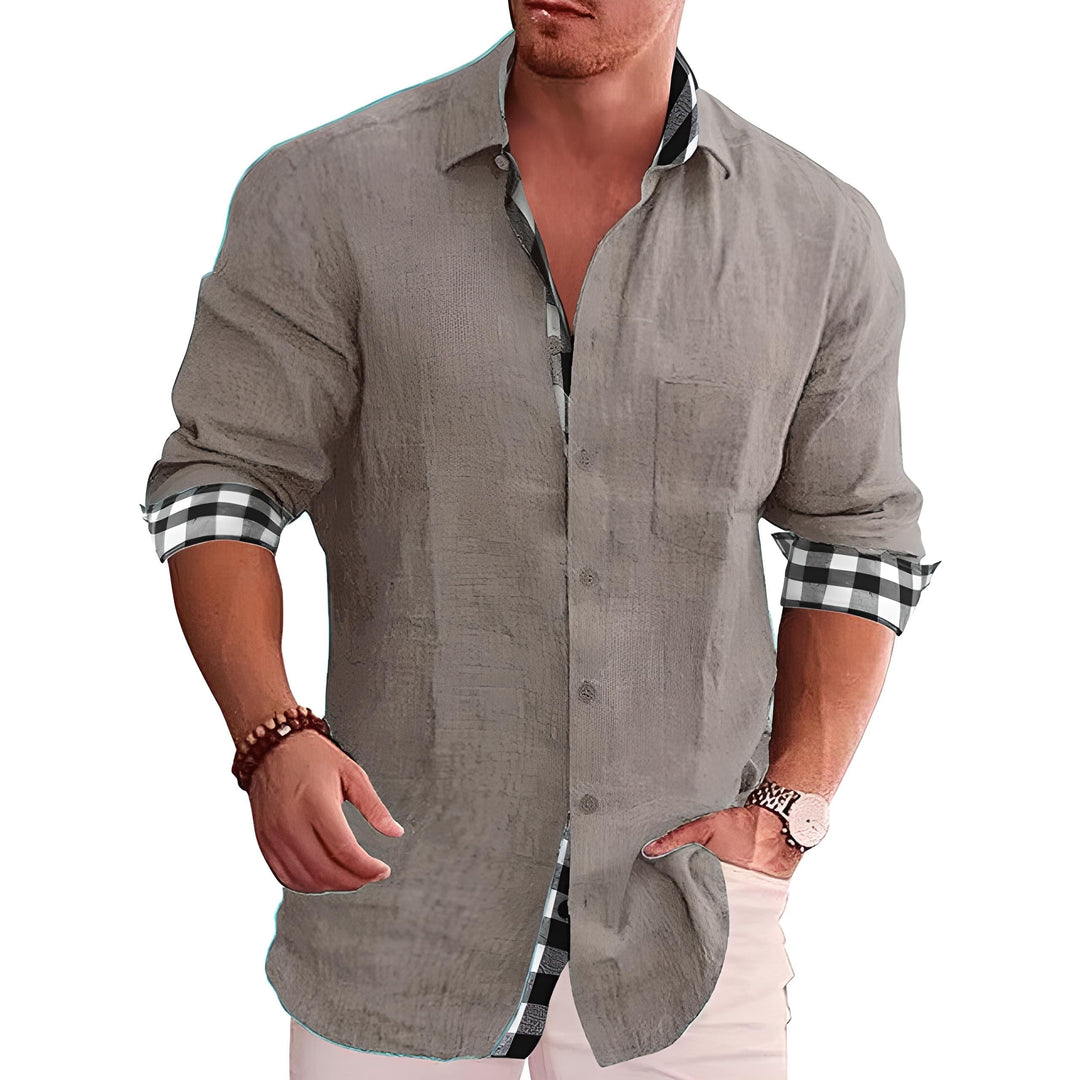 Levoire | Chemise Moderne Pour Hommes Stylée, Confortable Et Polyvalente Gris