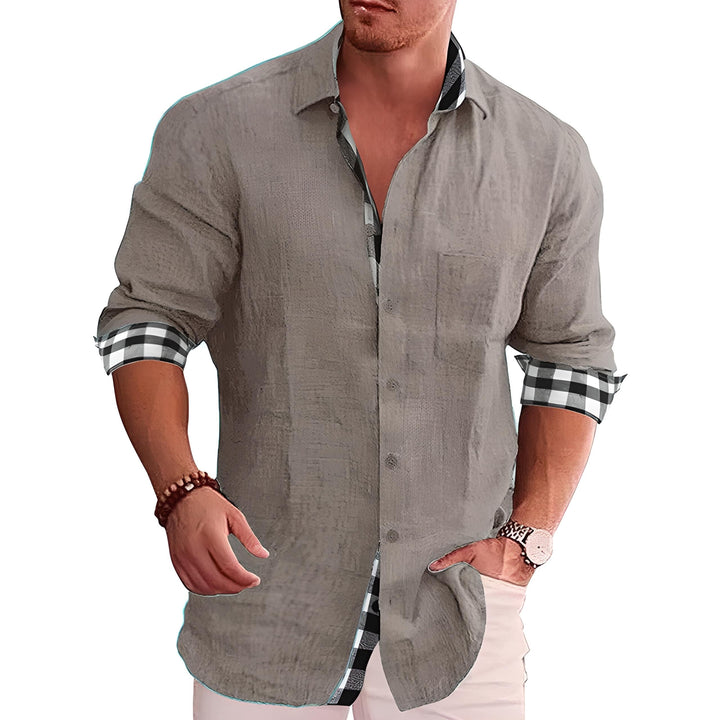 Levoire | Chemise Moderne Pour Hommes Stylée, Confortable Et Polyvalente Gris