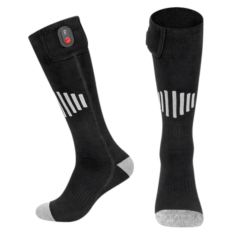 Levoire | Collants Chauffants Rechargeables Avec Usb Pour Pieds Chauds Noir et gris