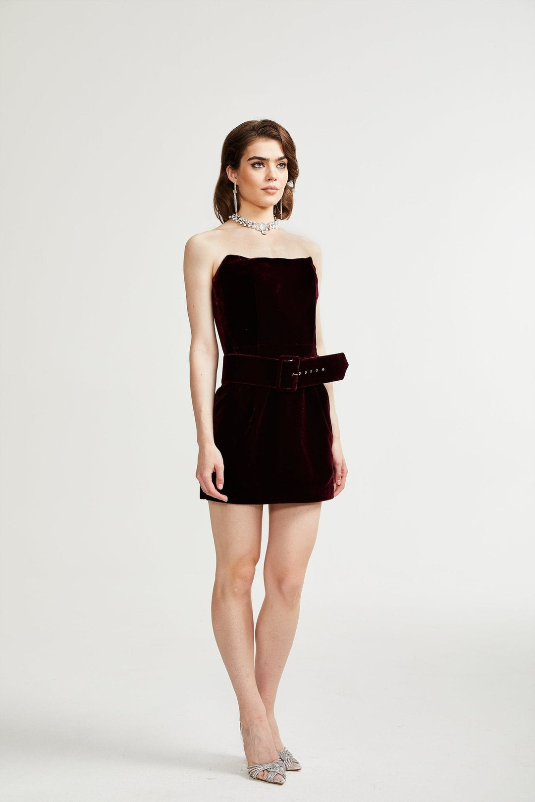 Levoire | Robe Ceinturée En Velours