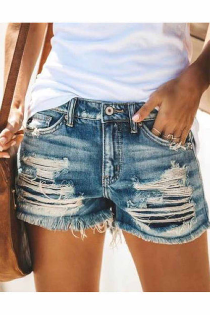 Levoire | SHORTS EN DENIM TENDANCE Bleu