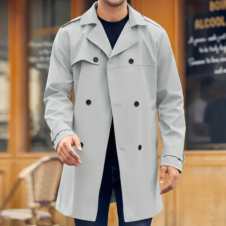 Levoire | Trench-Coat D'Hiver Classique Blanc