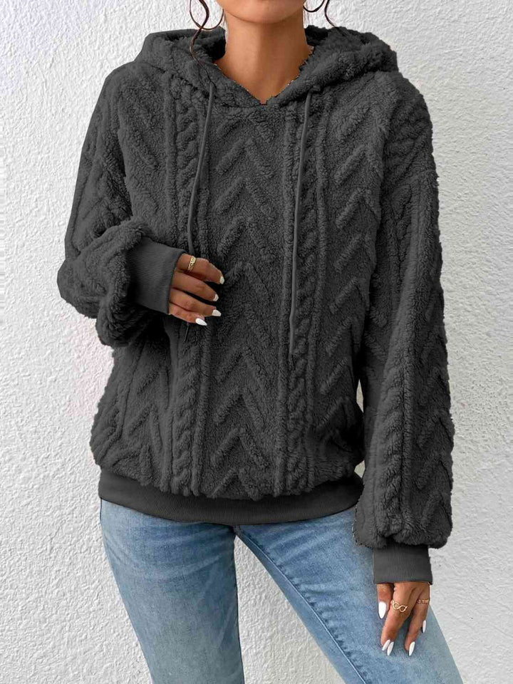 Levoire | Sweat À Capuche Avec Cordon Et Manches Longues Parfait Pour Un Style Décontracté Gris Foncé