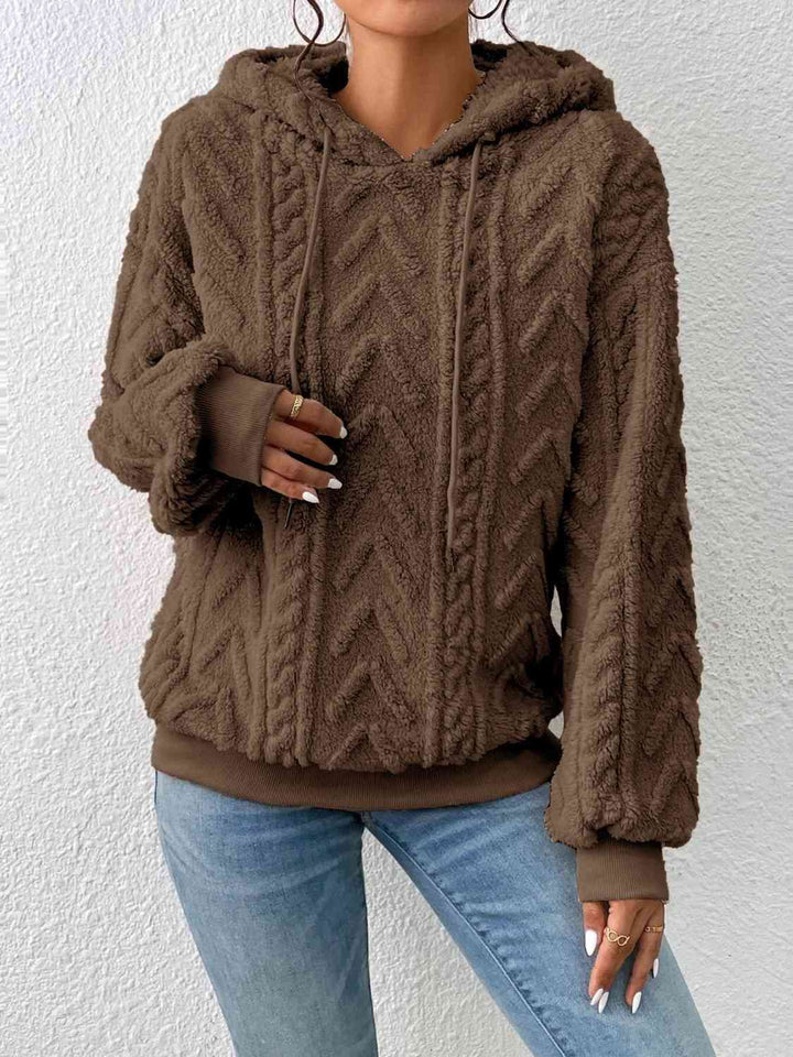 Levoire | Sweat À Capuche Avec Cordon Et Manches Longues Parfait Pour Un Style Décontracté Braun